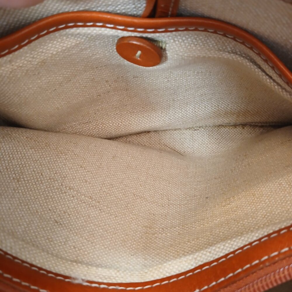 Fossil Vintage Orange Leather Shoulder Bag - Picture 7 of 13
